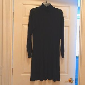 Nordstrom navy blue knee length dress, size Large